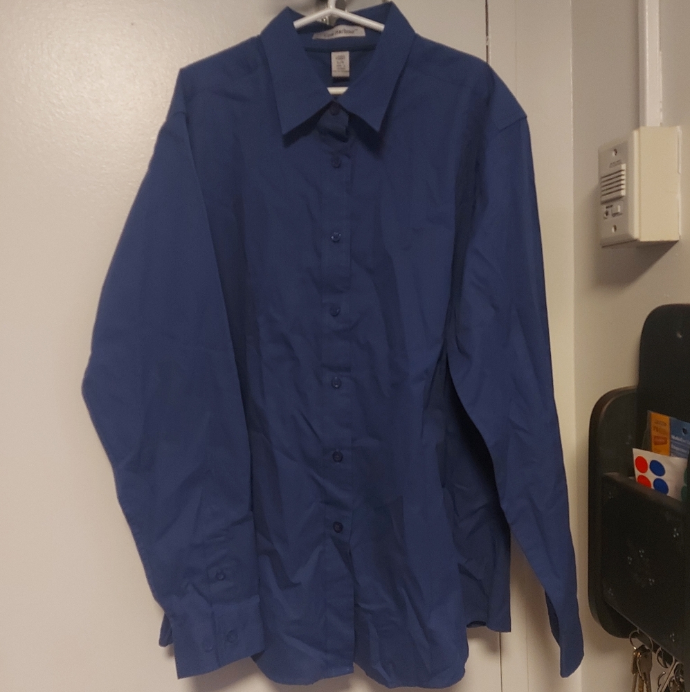 Coal Harbour women's Dress buttoned button down shirt Large L Grand G
